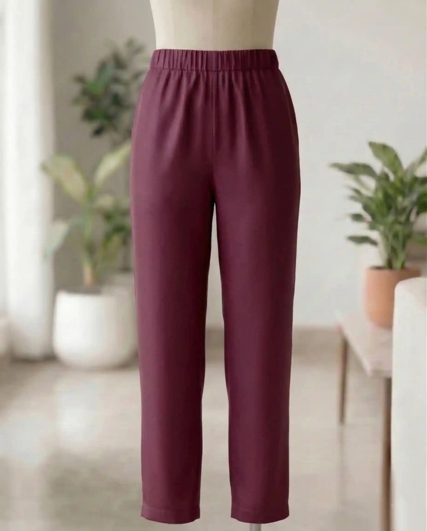 Grape Purple Embroidered Kurti Set