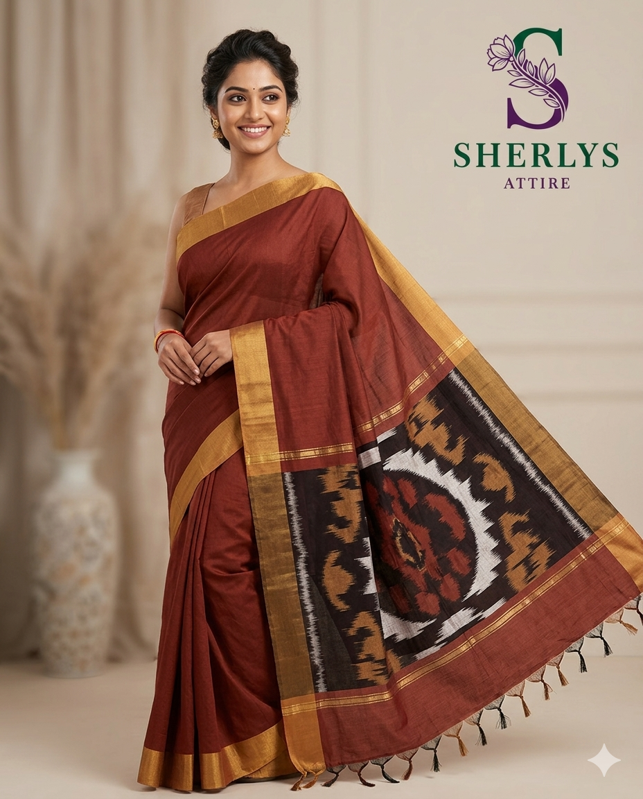 Pochampalli Cotton Sari